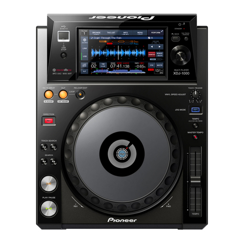 Pioneer XDJ-1000 User manual
