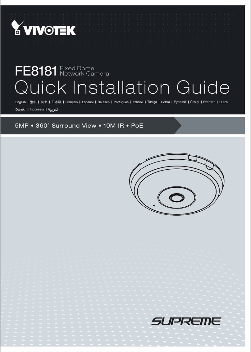 Vivotek FE8181 User manual Vivotek FE8181 User manual