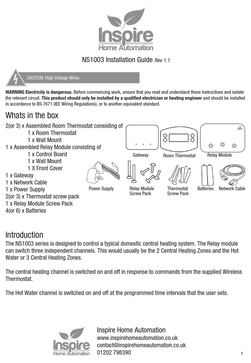 Inspire NS1003 installation guide