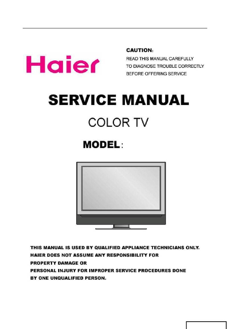 Haier HL42E - 42" LCD TV User manual Haier HL42E - 42" LCD TV User manual
