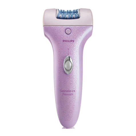 Philips Satinelle Ice Premium HP6502 User manual