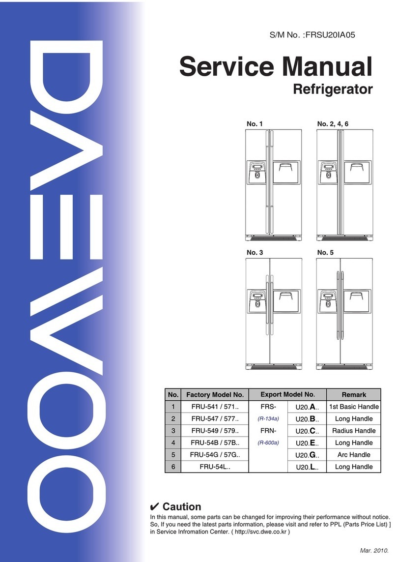 Daewoo FRU-541 Series Service manual