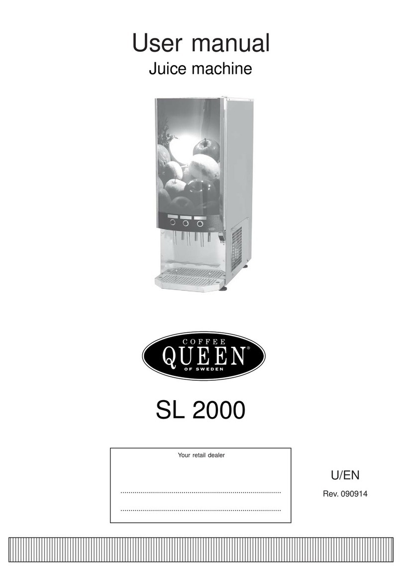 Coffee Queen SL 2000 user manual