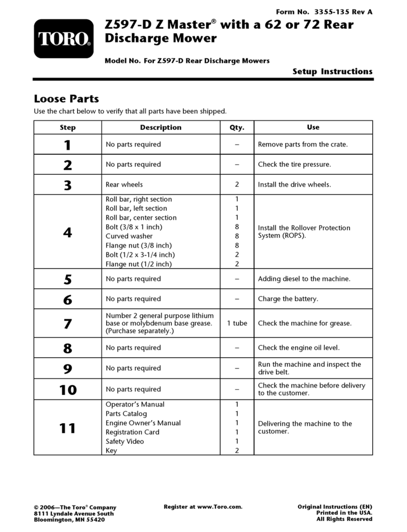 Toro Z597-D Z Master Manual