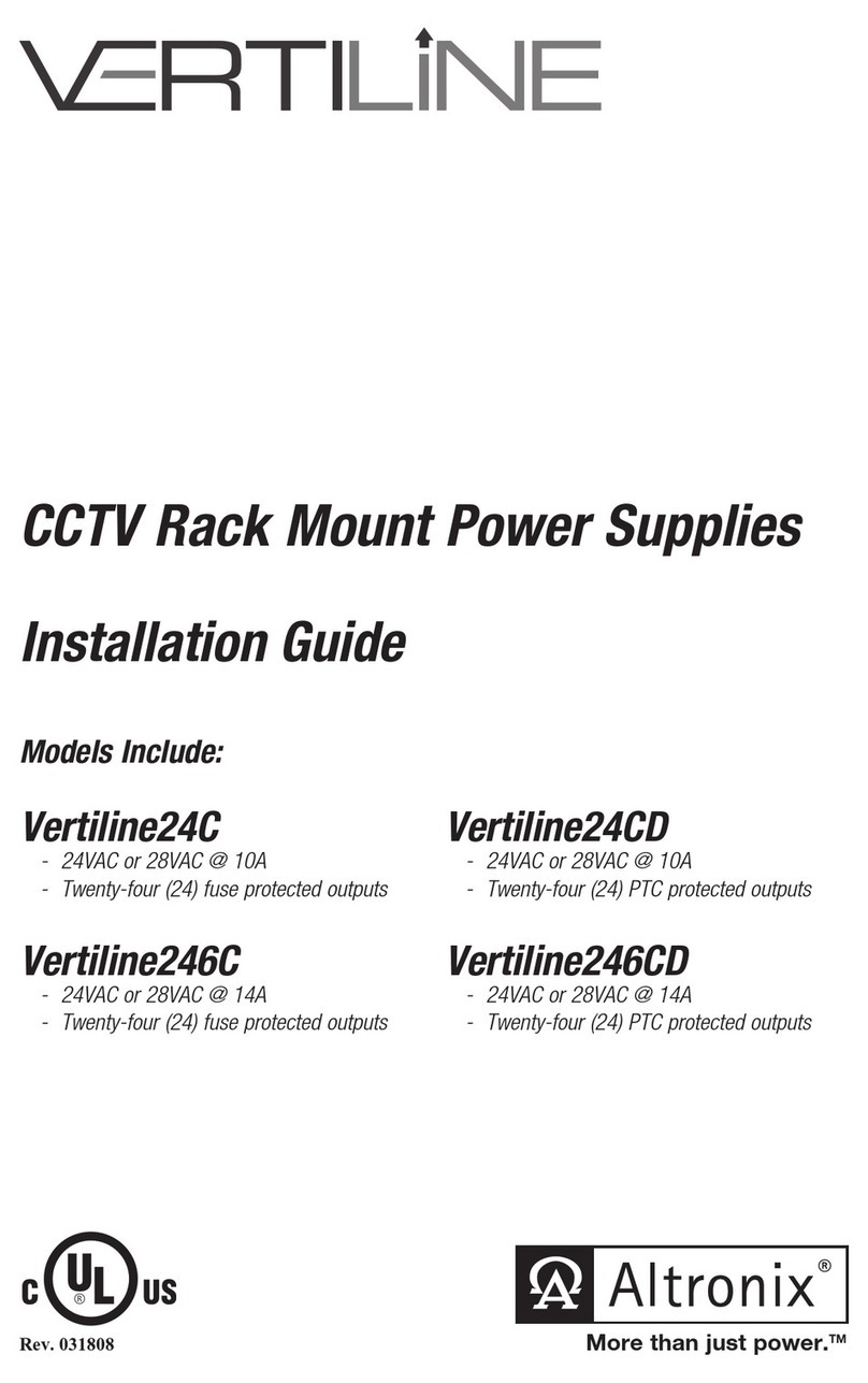 Altronix Vertiline24C installation guide