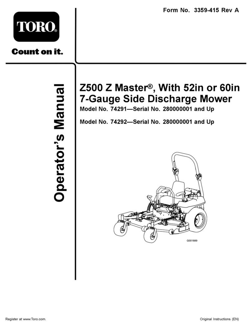 Toro 74291 User manual