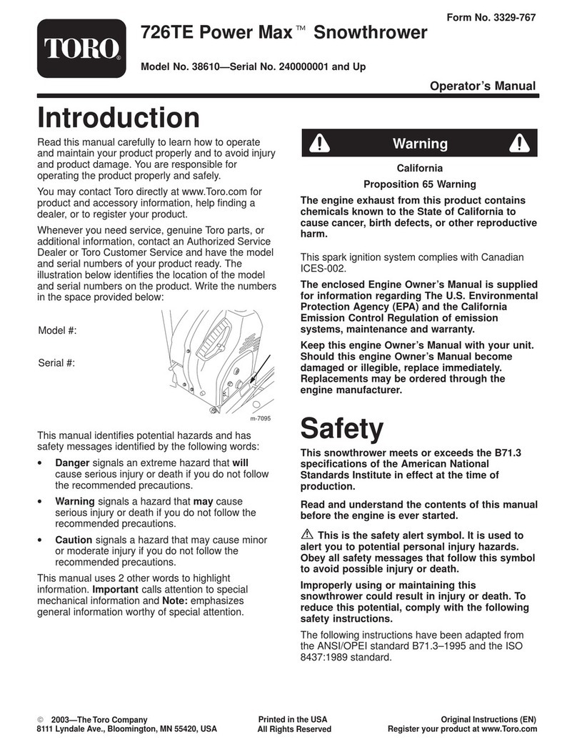 Toro 38610 Operator's manual