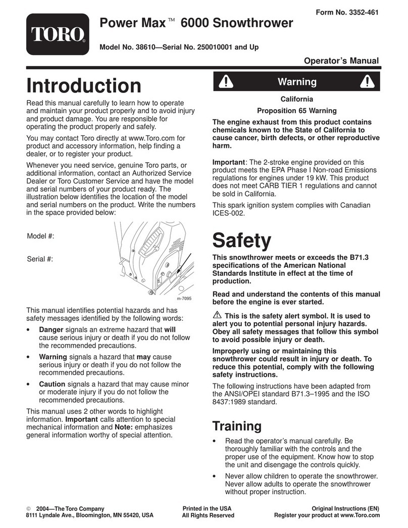 Toro 38610 User manual