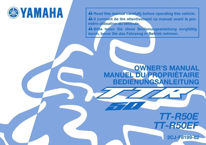 Yamaha TT-R50E User manual