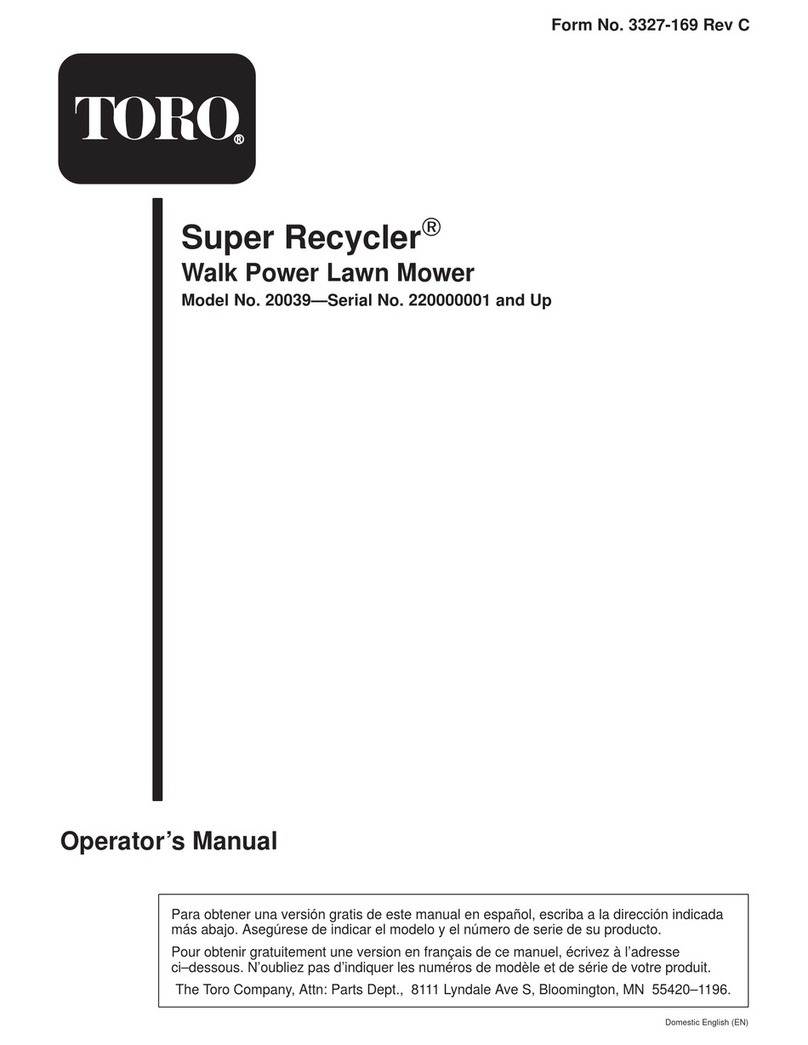 Toro Super Recycler 20039 User manual