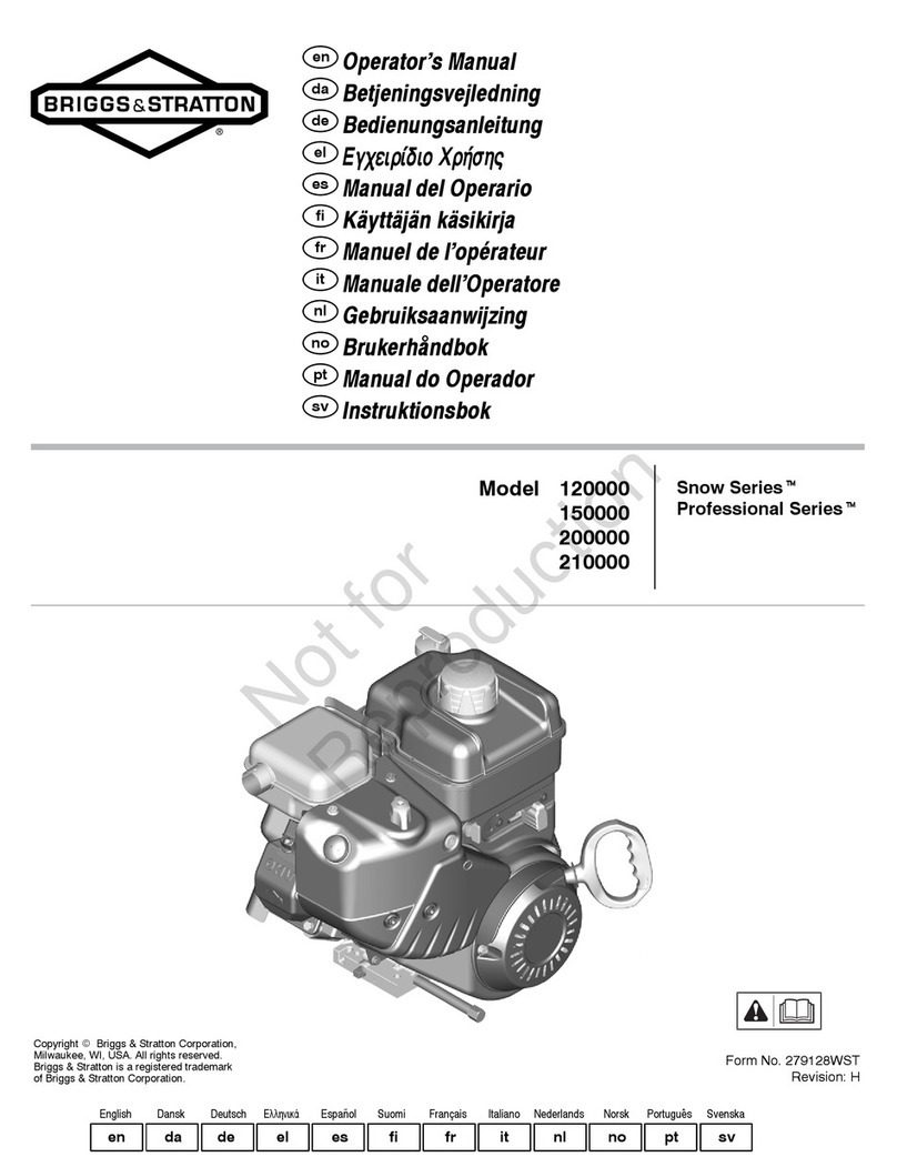 Briggs & Stratton 120000 User manual