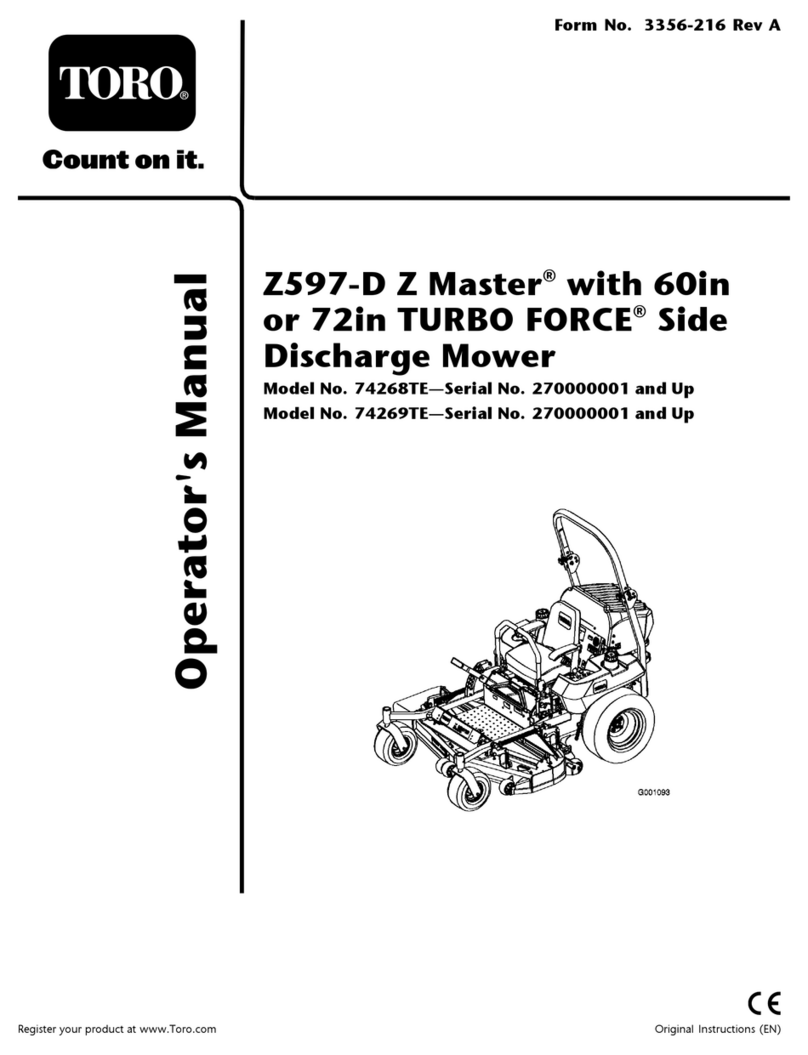 Toro 74269TE User manual Toro 74269TE User manual