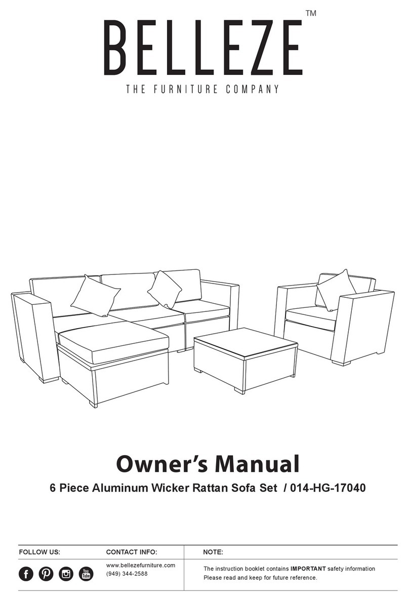 Belleze 014-HG-17040 owner's manual