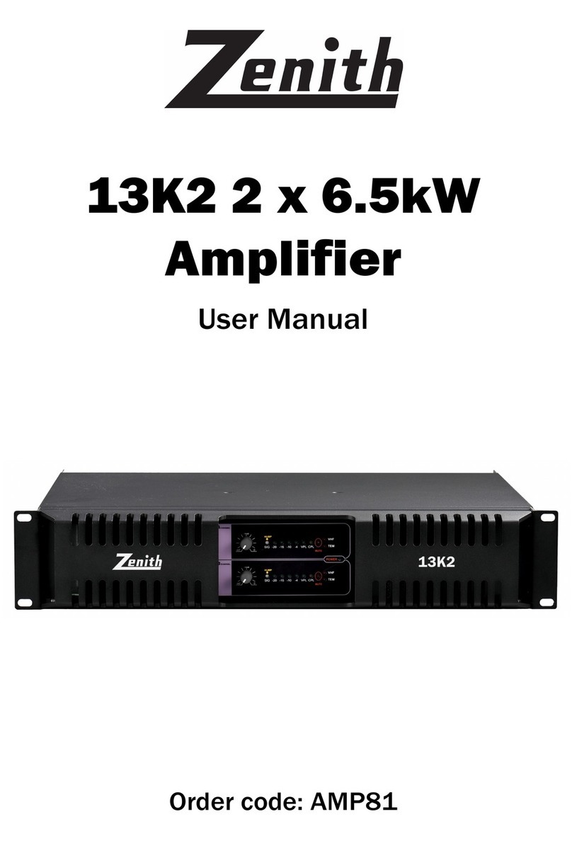 Zenith AMP81 user manual