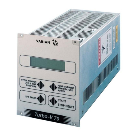 Varian Turbo-V 70 instruction manual