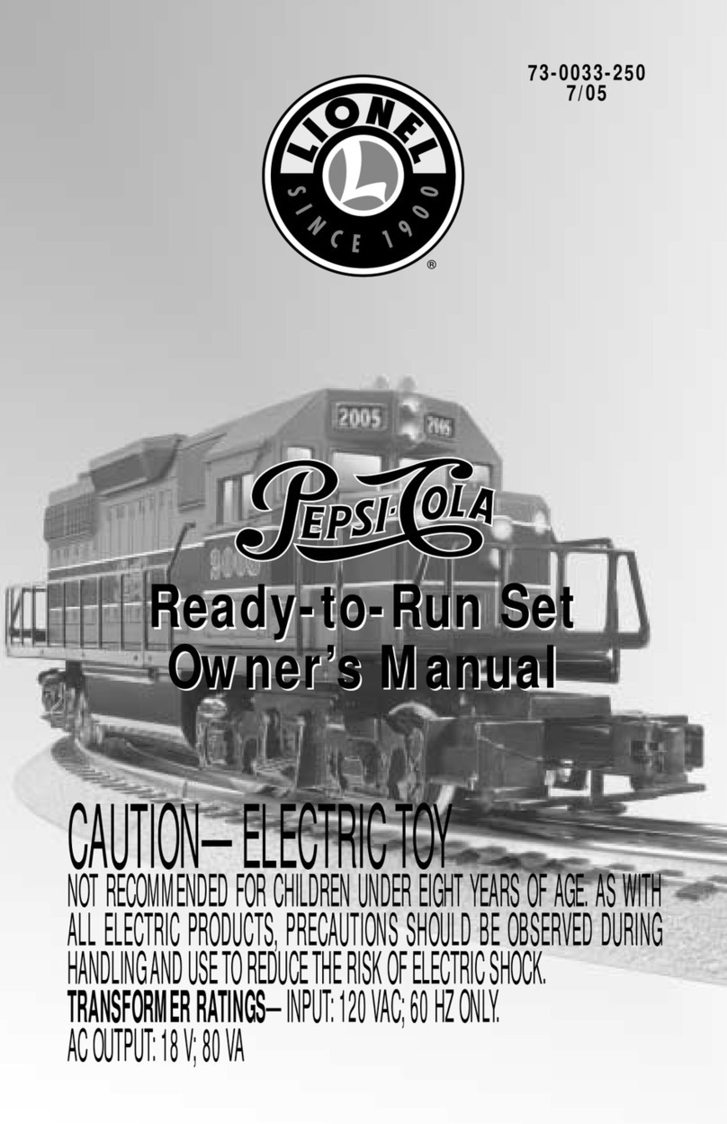 Lionel Pepsi-Cola User manual