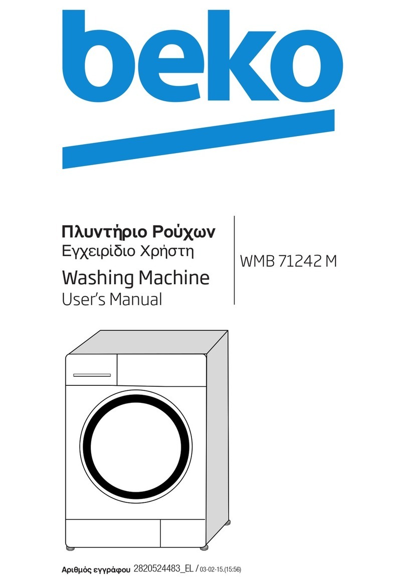 Beko WMB 61031 M User manual Beko WMB 61031 M User manual