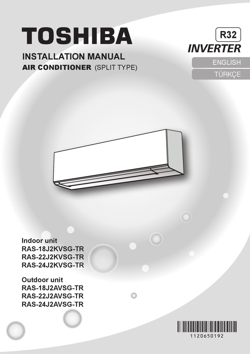 Toshiba RAS-18J2KVSG-TR User manual