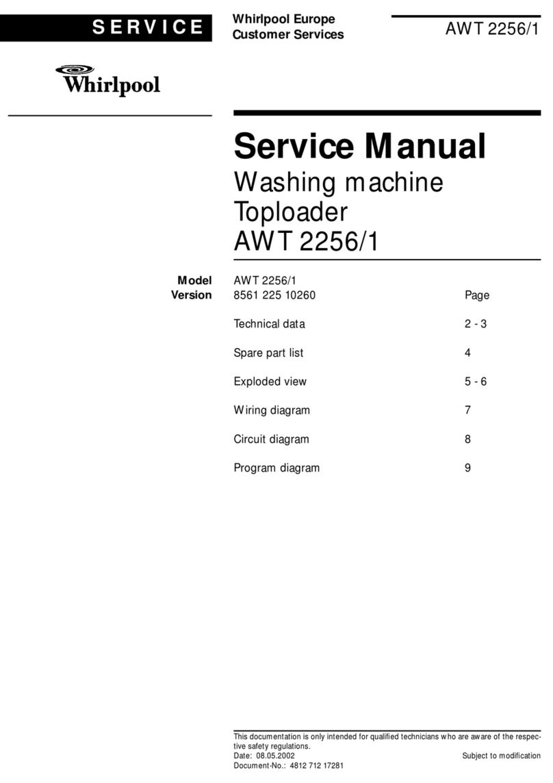 Whirlpool AWT 2256/1 User manual