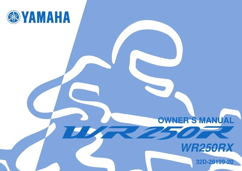 Yamaha 2008 WR250R User manual Yamaha 2008 WR250R User manual