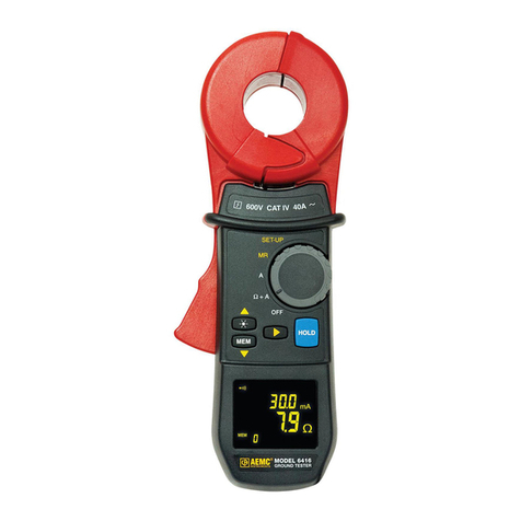AEMC 6416 user manual