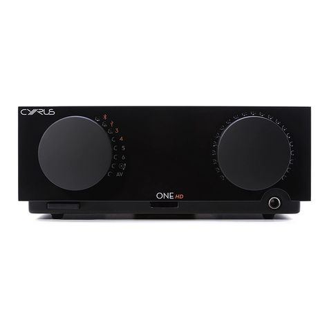 Cyrus ONE HD User manual
