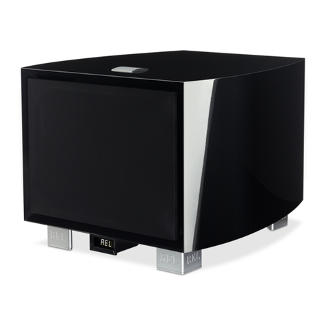REL Acoustics G1 Mk II operating instructions