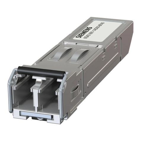 Siemens SIMATIC NET SFP Series User manual Siemens SIMATIC NET SFP Series User manual