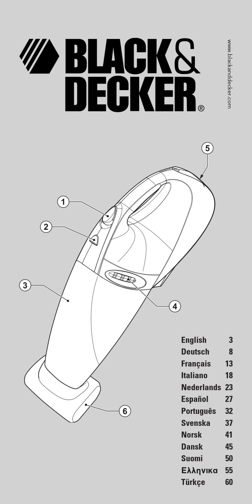 Black & Decker CV7205T manual