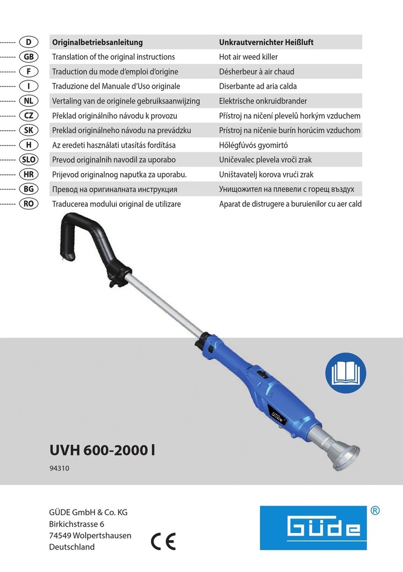 Gude UVH 600-2000 I User manual Gude UVH 600-2000 I User manual