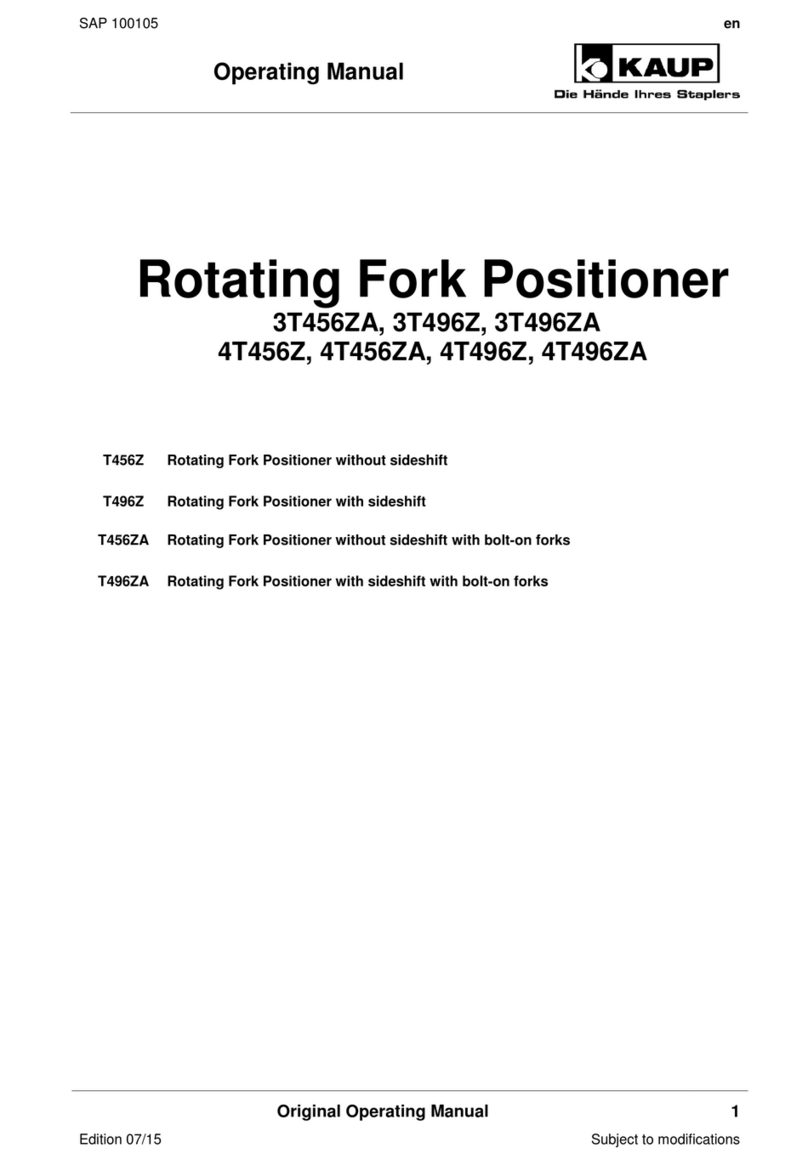 KAUP T456Z Series operating manual