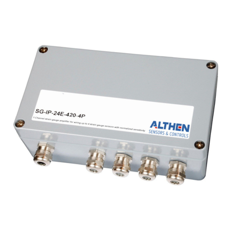 ALTHEN SG-IP-12E 4P Series manual