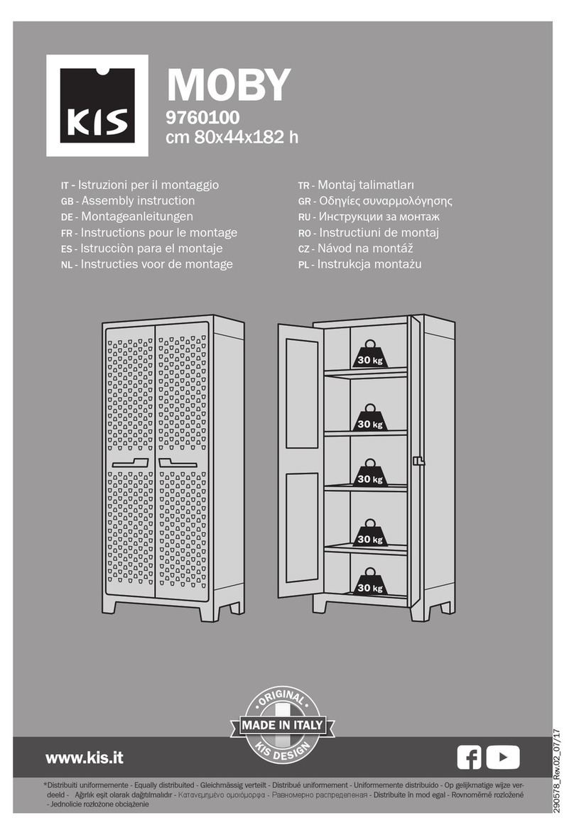 Kis MOBY 9760100 Assembly instruction