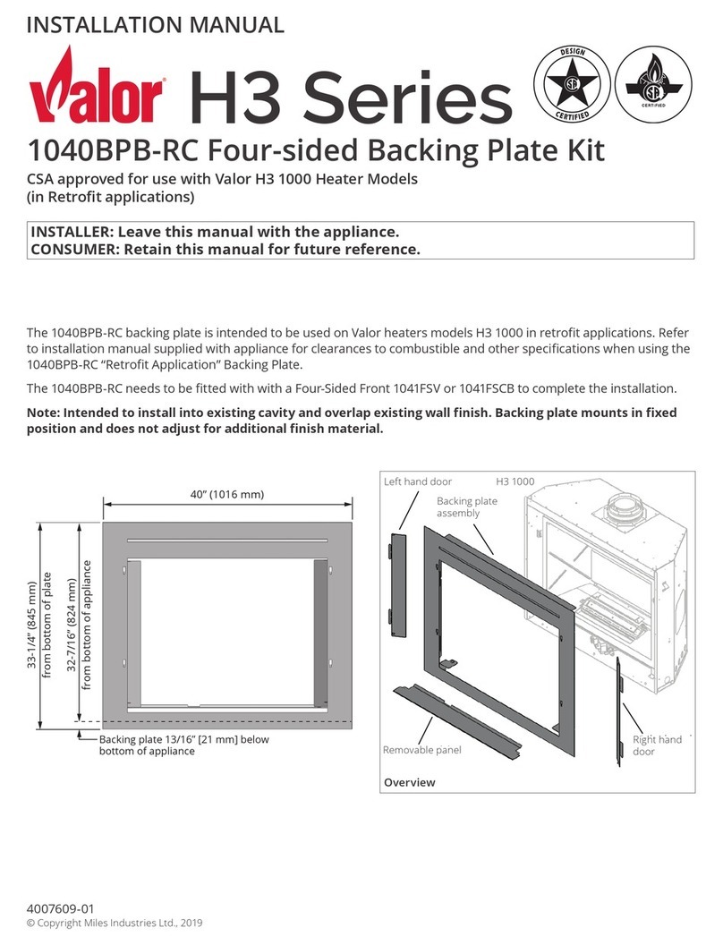 Valor H3 Series installation manual