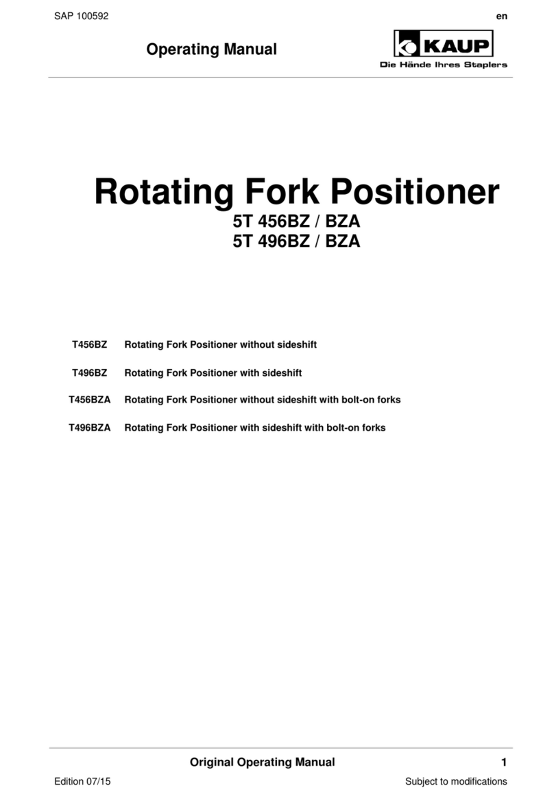 KAUP T456BZ Series User manual