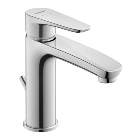 DURAVIT B.1 Series Instructions for mounting and use