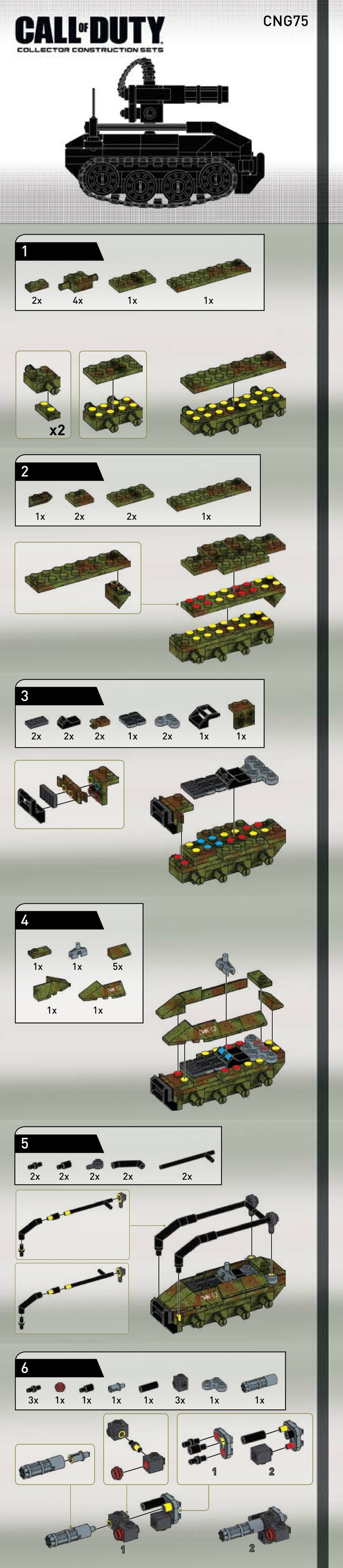 Mega Bloks Collector Series instructions