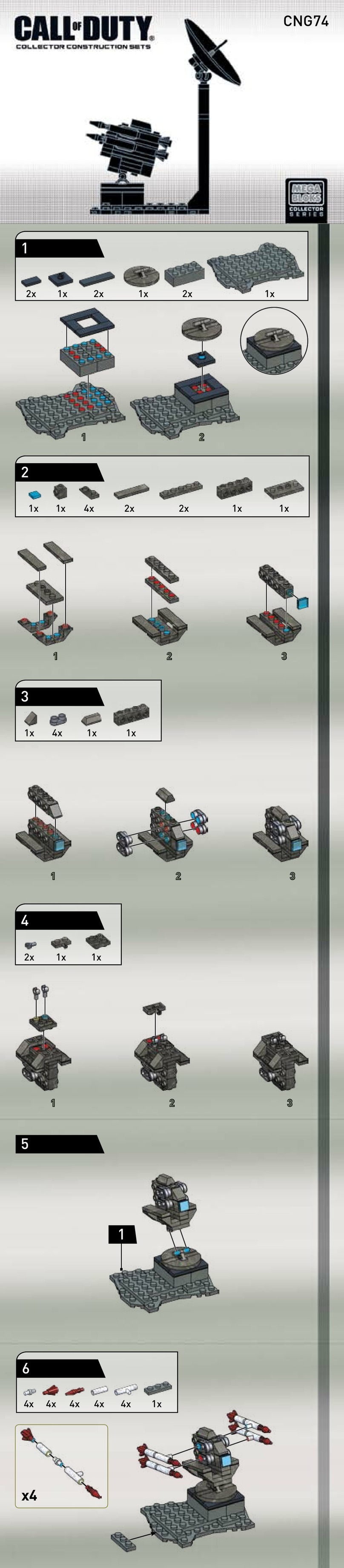 Mega Bloks Collector Series instructions