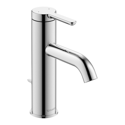 DURAVIT C.1 Series Instructions for mounting and use