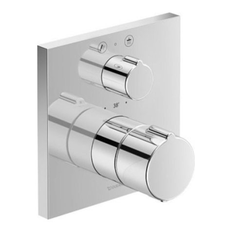 DURAVIT C.1 C14200 0130 10 Instructions for mounting and use