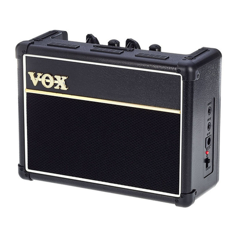 VOX Amplification AC2 RhythmVOX owner's manual