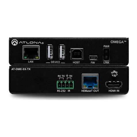 Panduit Atlona Omega AT-OME-EX-TX User manual