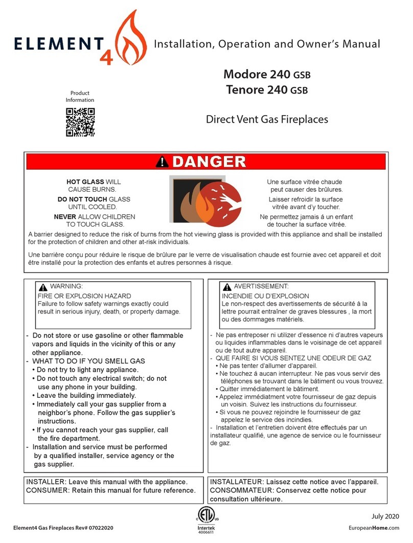 Element4 Modore 240 GSB User manual