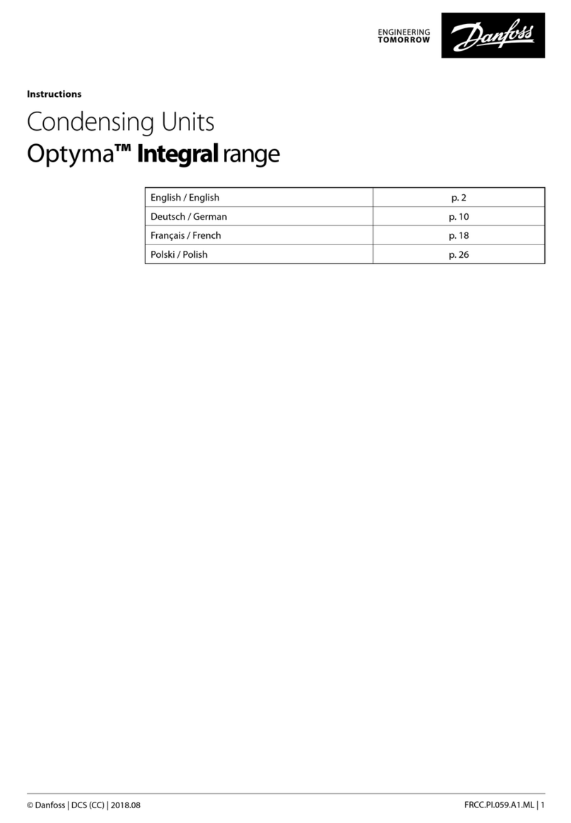 Danfoss Optyma OP-MCRN030 User manual Danfoss Optyma OP-MCRN030 User manual