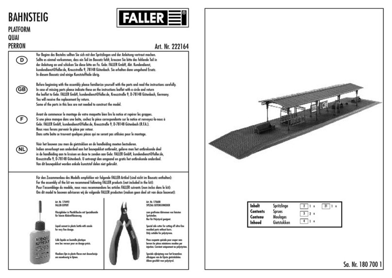 Faller PLATFORM User manual