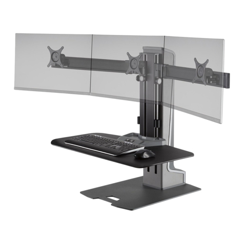 Innovative Winston-E Workstation Triple WNSTE-3 installation instructions