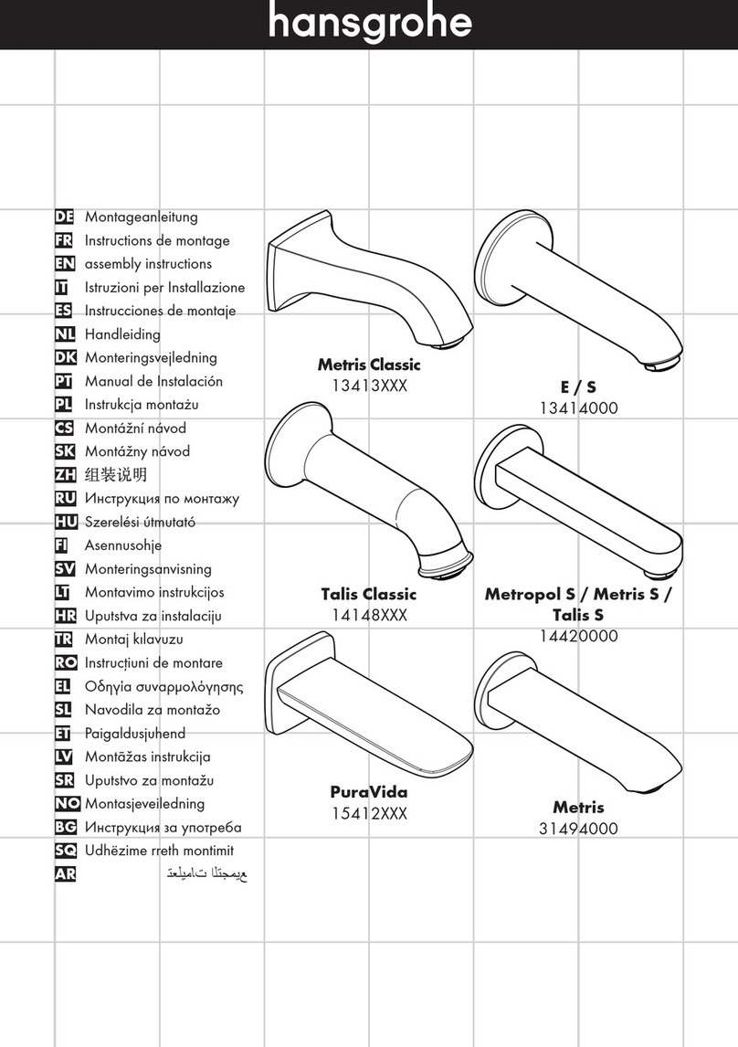 Hans Grohe Talis Classic 14148 Series User manual Hans Grohe Talis Classic 14148 Series User manual