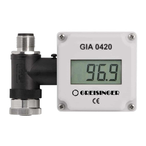 GREISINGER GIA0420 User manual