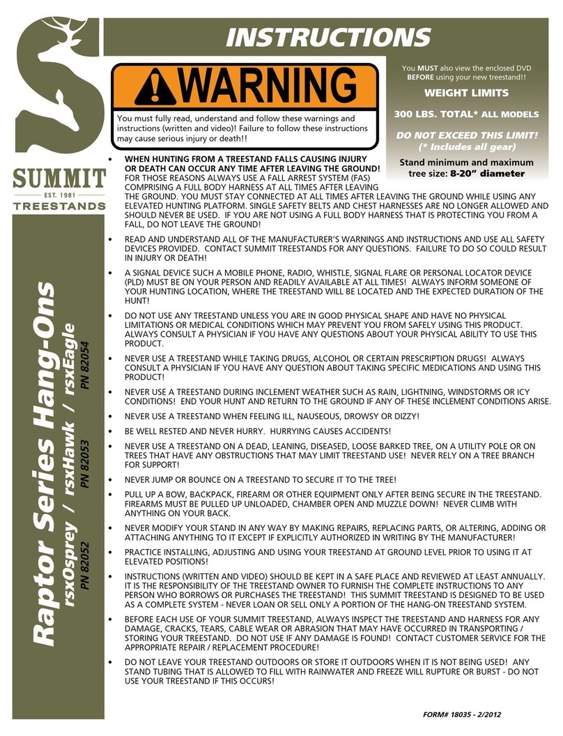 Summit Raptor Series instructions