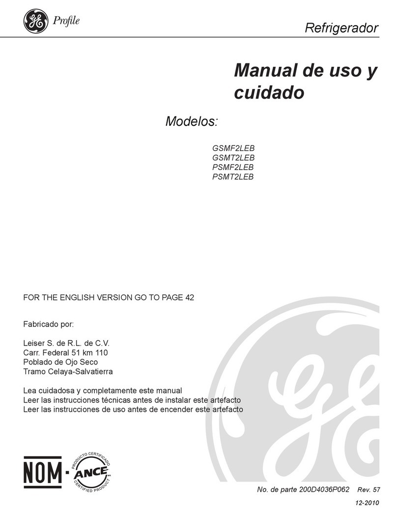 GE GSMF2LEB User manual